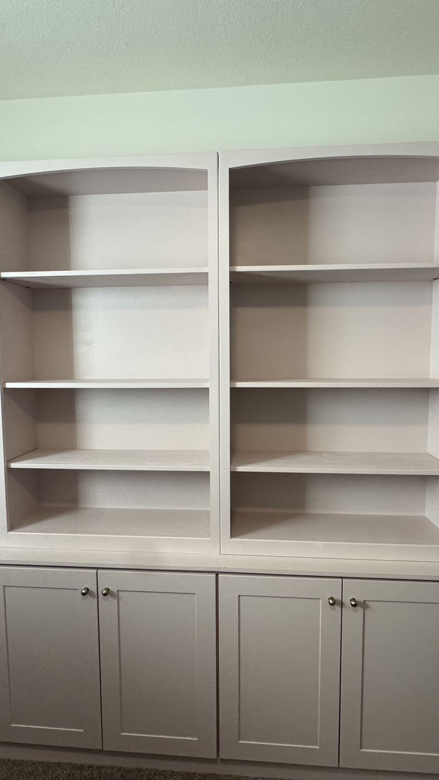 Custom cabinetry and built-in shelving